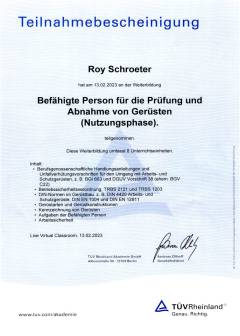 tuev-rheinland-teilnahmebescheinigung-roy-schroeter